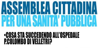 Cittadini scendono in piazza a Velletri per difendere la sanità pubblica locandina