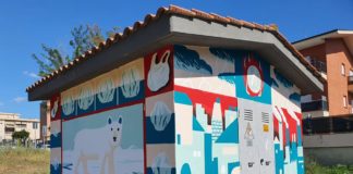 Grazie a E-Distribuione e Musac cabina elettica di Pavona diventa opera d’arte murales