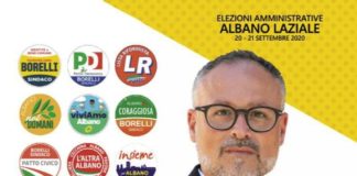 Albano 2020, le liste e i candidati a sostegno di Massimiliano Borelli borelli_liste_albano_2020