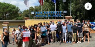 Blocco stradale dei lavoratori del San Raffaele Rocca di Papa manifestazione_lavoratori_san_raffaele_rocca_di_papa_03_08