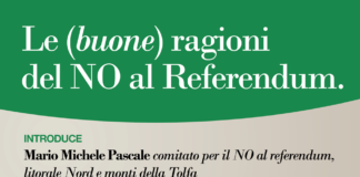 Tidei, Pascale e Giachetti per il No al Referendum locandina