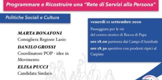 La consigliera regionale Marta Bonafoni a Rocca di Papa con la candidata a Sindaco Elisa Pucci bonafoni_rocca_di_papa_pucci