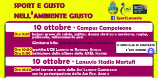 A Lanuvio Sport e gusto nell’ambiente giusto