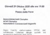 Ciampino, manifestazione delle associazioni dei commercianti contro le restrizioni locandina