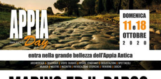 Marino aderisce all’Appia Day 2020 manifesto