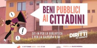 Ciampino, Diritti in Comune lancia sit in per la biblioteca locandina