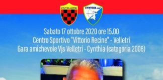 La Vjs Velletri ricorda Alessandro Abbatini insieme al Cynthia locandina_abbatini