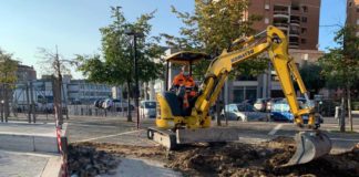Pomezia, al via lavori di ripristino e messa in sicurezza di Piazza San Benedetto da Norcia lavori_pomezia