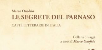Esce Le segrete del Parnaso, il nuovo libro di Onofrio copertina
