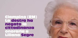 Ciampino, Eleonora Mattia su rifiuto cittadinanza Liliana Segre mattia_cittadinanza_segre_ciampino