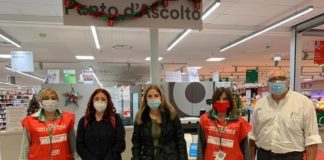 Civitavecchia, Tidei a supermercato Coop per campagna a sostegno ricerca anti Covid civitavecchia_tidei_coop_ricerca_anti_covid