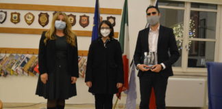 Pomezia, il sindaco accoglie la giovane scrittrice Raffaella Cecchini incontro_zuccala_cecchini