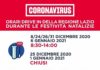 Coronavirus, bollettino della Regione Lazio del 4 Dicembre orari_drive_in_feste_natalizie_2020_2021