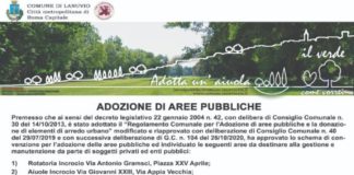 Lanuvio, dal Comune via libera all’adozione di aree pubbliche locandina