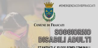 Frascati, pubblicato l’avviso relativo ai Contributi economici straordinari a sostegno delle famiglie con adulti disabili per i soggiorni estivi 2020 frascati_soggiorni_disabili_adulti