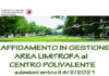 Lanuvio, il Comune mette a bando la gestione dell’area limitrofa al Centro Polivalente infografica