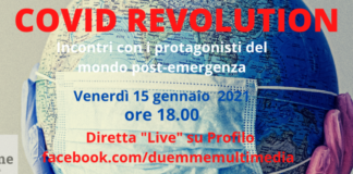 Covid Revolution, il quarto appuntamento venerdì 15 gennaio locandina_fb_covid_revolution_15_01