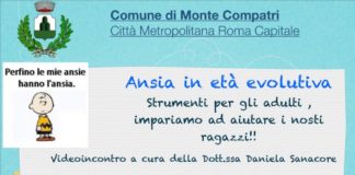 Ansia in età evolutiva, incontro online il 28 maggio locandina