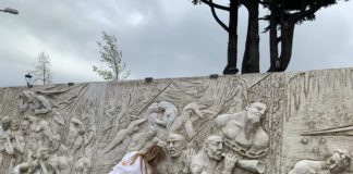 Museo Robazza, il restauro del grande fregio a cura dell’artista Luana Robazza restauro_robazza