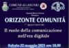 Lanuvio Nuova Pro Loco, al via sabato a Villa Sforza il progetto Orizzonte Comunità locandina