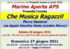 Marino Aperta APS: concerto e musica nel fine settimana a Parco Sassone