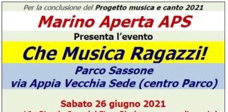 Marino Aperta APS: concerto e musica nel fine settimana a Parco Sassone