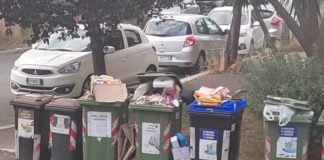 Municipio IX, viale Cherubino Malpeli Tor de’ Cenci Rocca-ZamparellI “rifiuti non raccolti esempio del fallimento della Raggi e del M5S sulla raccolta differenziata”