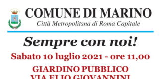 Marino, giardino pubblico di via Elio Giovannini