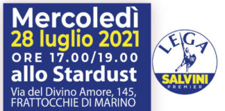 Stefano Cecchi ( Evviva Marino 2021): “domani con Matteo Salvini alle Frattocchie di Marino per il referendum sulla giustizia”