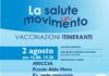 Campagna di vaccinazione itinerante Anti Covid-19 la salute in movimento … anche ad Ariccia