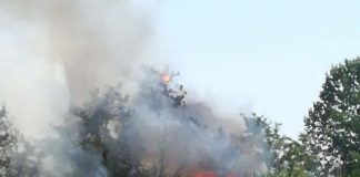 Morena, grave incendio vicino l’aeroporto di Ciampino