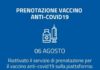 Asl Roma 6, venerdì 6 agosto riattivato il servizio di prenotazione per il vaccino anticovid
