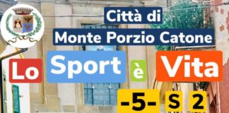 Monte Porzio Catone, il 5 Settembre La festa dello Sport “Lo Sport è Vita”