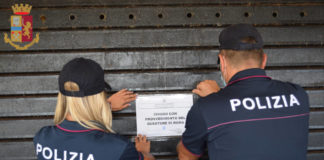 Sigilli ad un locale di Civitavecchia