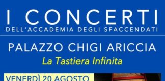 Al Palazzo Chigi di Ariccia ritorna “La Tastiera Infinita”