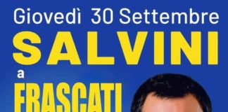Frascati, Matteo Salvini chiude la campagna elettorale della Lega