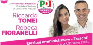 Frascati, Riccardo Tomei “Continuo il mio percorso a supporto di Francesca Sbardella”