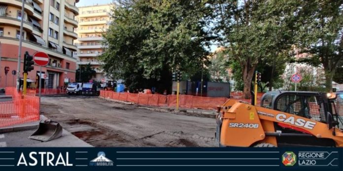 Cantiere in Piazza Bologna