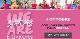 La Pittarosso Pink Parade a sostegno della ricerca sui tumori femminili arriva a Frosinone pittarosso