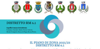 Distretto Socio-Sanitario Rm 6.1, venerdì 8 ottobre a Villa Cavalletti si presenta la programmazione triennale del Piano di Zona locandina