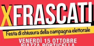 Roberto Mastrosanti con Giobbe Covatta chiude la campagna elettorale a Frascati