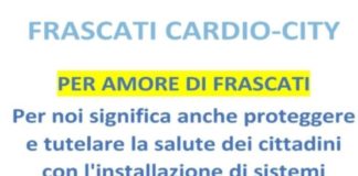 Fidanza “Il progretto Frascati Cardio-City per la sicurezza della città”
