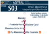 Roma, Cantiere Flaminia: deviata Linea S03 Astral Linea S03 Mancini-Termini