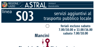 Roma, Cantiere Flaminia: deviata Linea S03 Astral Linea S03 Mancini-Termini