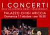 Gli Sfaccendati “Pianoforte e Orchestra al Palazzo Chigi di Ariccia” locandina