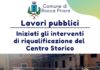 Riqualificazione Centro storico: iniziati i lavori a Rocca Priora