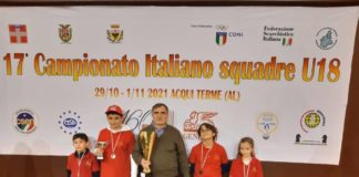 Asd Frascati Scacchi vice campione d’Italia ad Aqui
