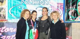 Martina Centofanti festeggiata dalla Polimnia Ritmica Romana