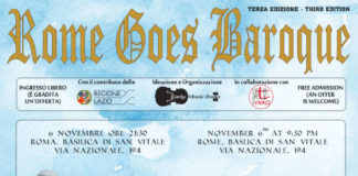 Il quarto appuntamento di ROME GOES BAROQUE sabato 6 alle 21.00 nella Basilica di San Vitale