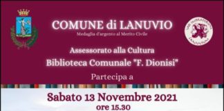 A Lanuvio la presentazione del libro “Non Avrai bisogno di chiedere” dello scrittore Michele Cioffi locandina